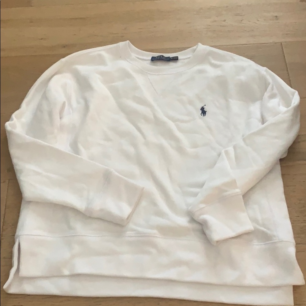 Ralph Lauren classic white sweater.